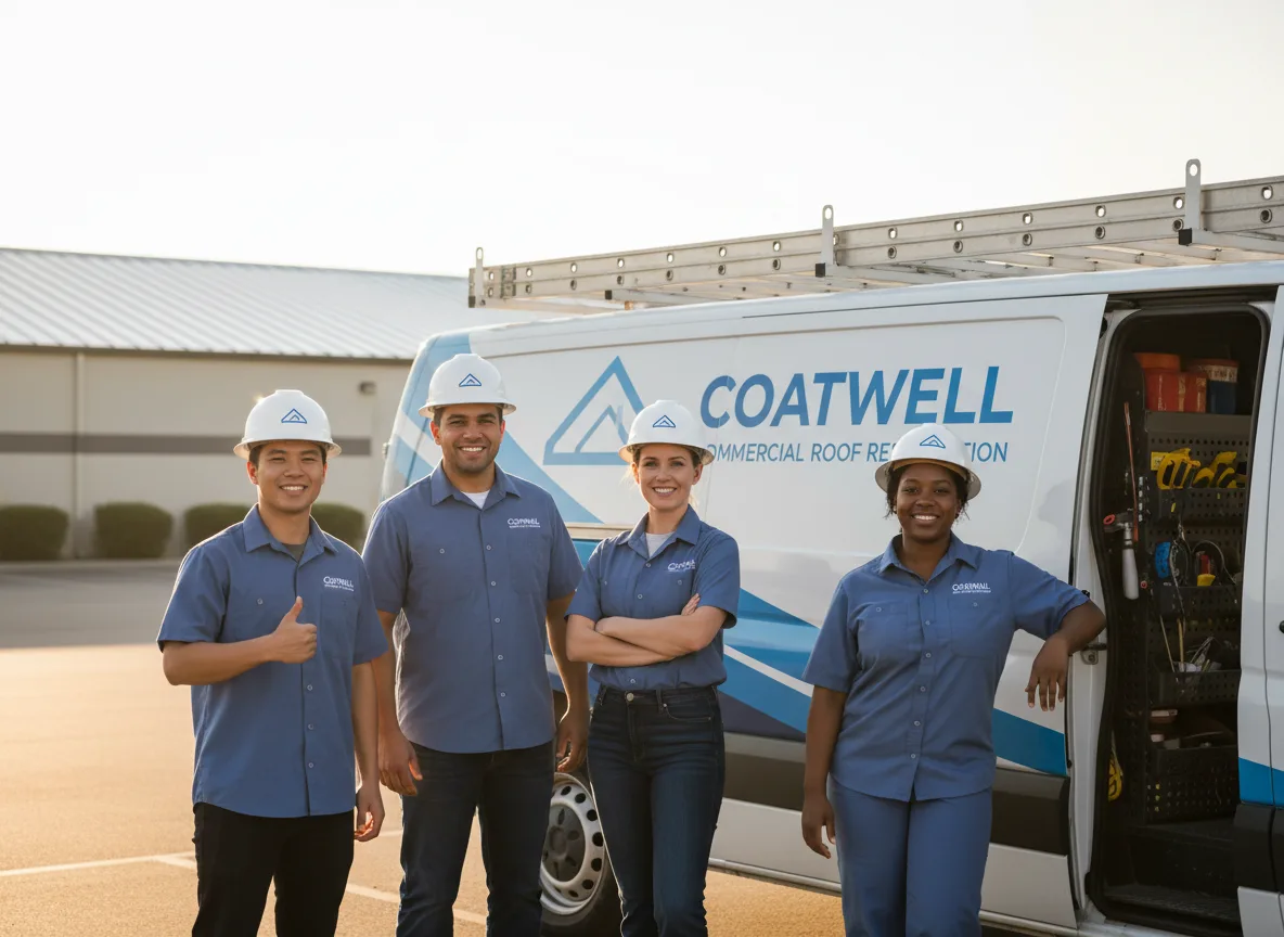 Commercial roof coating company in Gipsy, PA