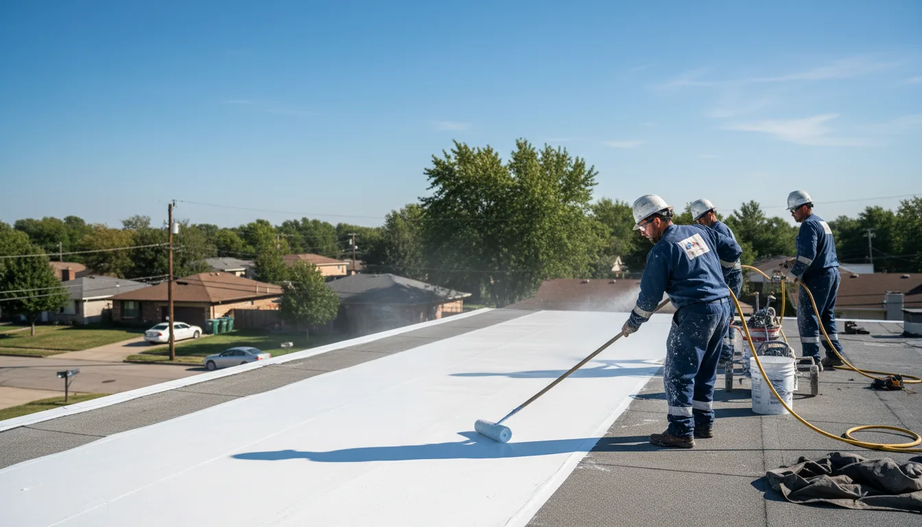 Commercial roof coating in Gipsy, PA near me